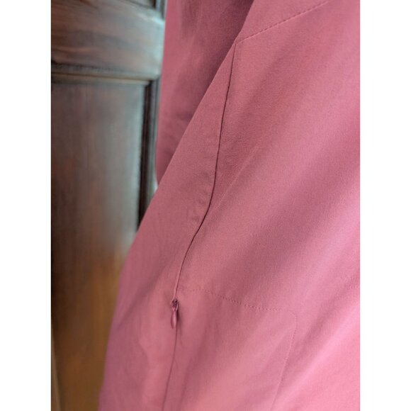 Eddie Bauer Womens V-Neck Short Sleeve Top Rose Pink Size S Lightweight - Picture 5 of 6